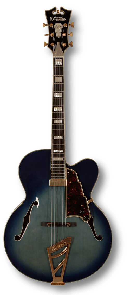 D'Angelico EXL-1 в новом цвете Blue Burst