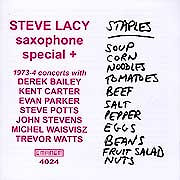 Steve Lacy - Saxophone Special +  